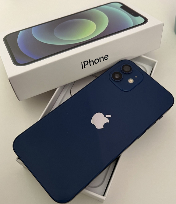 Айфон: iPhone 12 128Gb. Blue 100%. Київ - фото 2