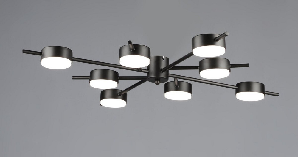 VALESO Люстра стельова світлодіодна на 8 плафонів VALESO N6717/8 GX53 Чорний N6717/8 Коломия - фото 1