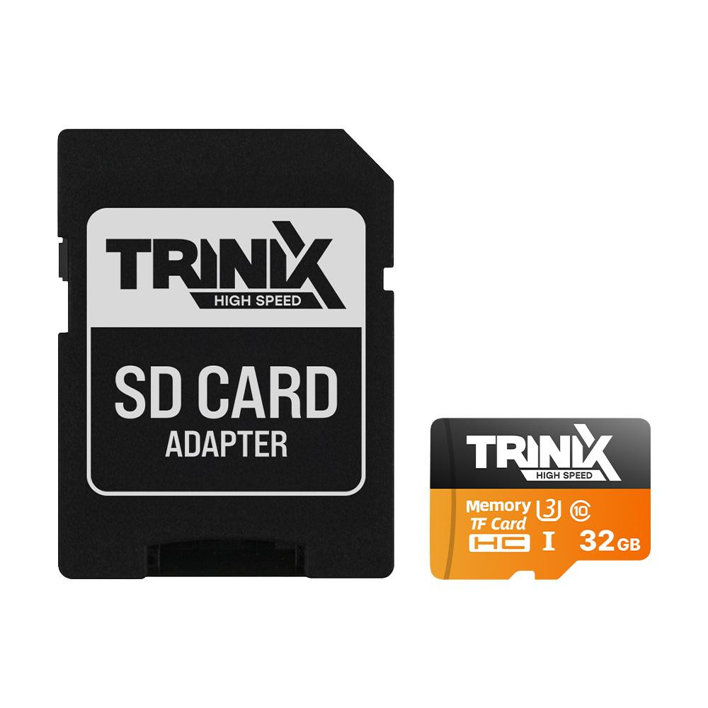 Карта пам’яті Trinix 32GB miсroSDHC з SD-адаптером U3 V30 A1 (90-00034) Киев - изображение 1