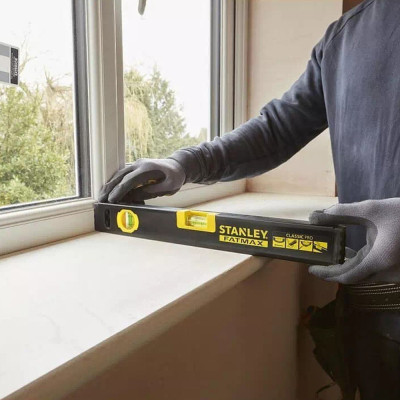 Рівень Stanley FatMax WATERFIT CLASSIC PRO, алюмінієвий каркас, L=400 мм, 2 капс. (FMHT42553-1) Вінниця - фото 4