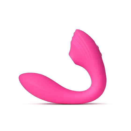 Вакуумный вибратор 2 в 1 Pearl Vibe, розовый, So Divine (Великобритания) Sex Aura Киев