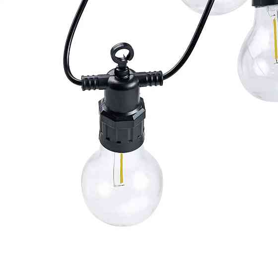 Ретро гірлянда вулична 10 LED лампочок 5 метрів жовта A60Y Коломия