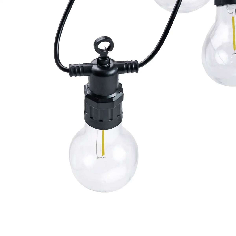 Ретро гірлянда вулична 10 LED лампочок 5 метрів жовта A60Y Коломия - фото 3