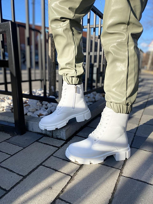 Жіночі черевики GREMMY білі натуральна шкіра зима 37р.38р.(4264) Коломия - фото 7