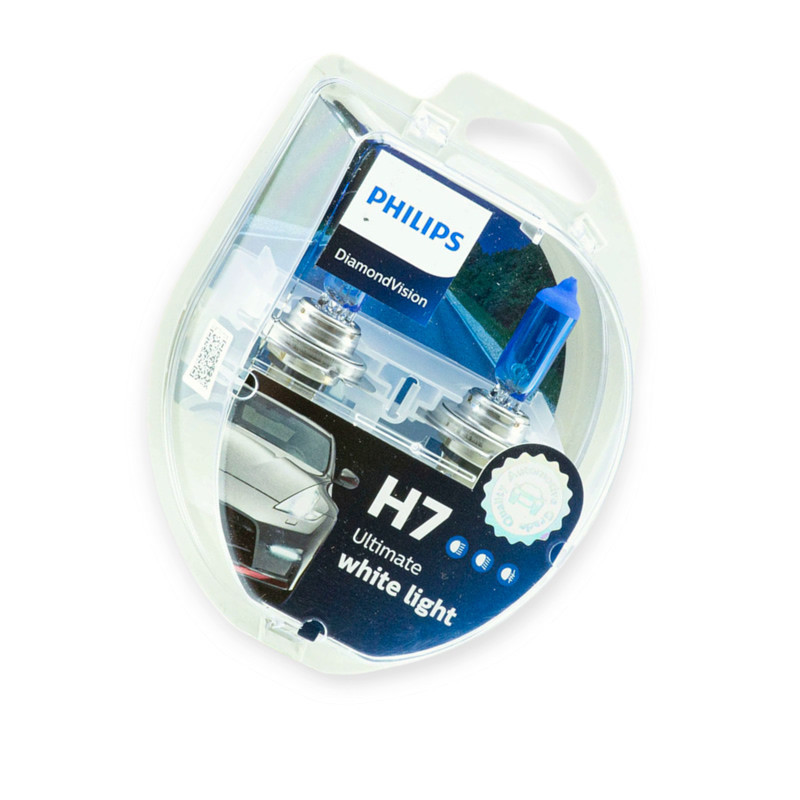 Автолампа 12V 55W PHILIPS Diamond Vision 5000K (2шт) H7 Мукачево - фото 1