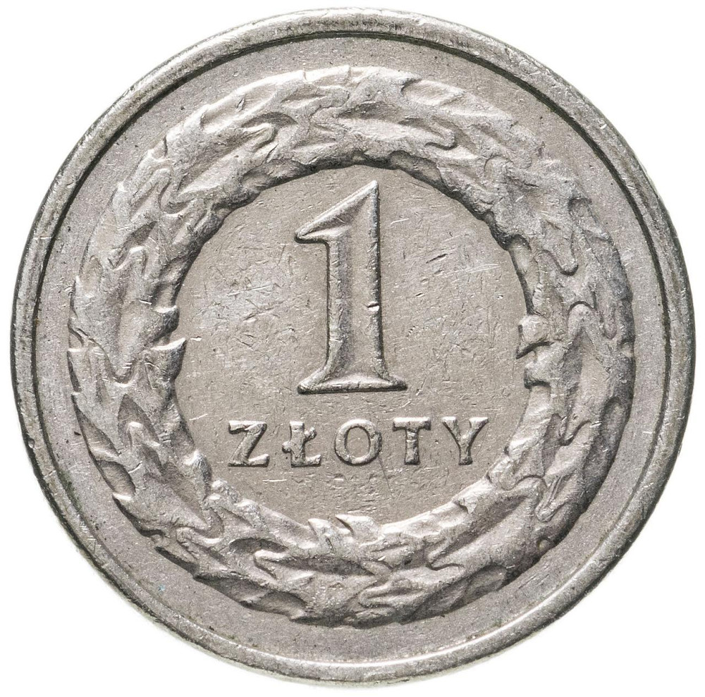 1 злотый 1992 год Польша.(В) Полтава - изображение 1