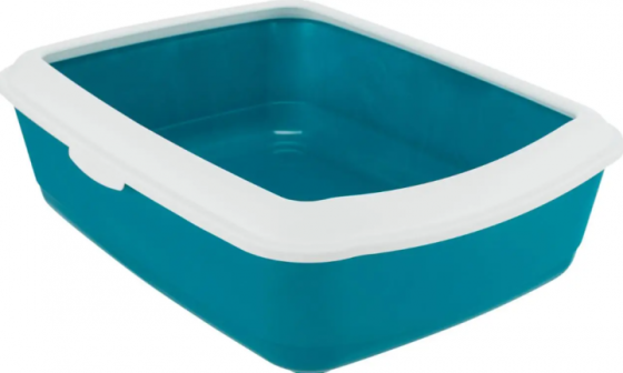 Туалет для котів з рамкою Trixie "Classic Litter Tray" бірюза 37*15*47 см Вінниця
