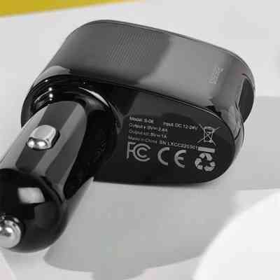 FM модулятор Baseus FM Launcher Locomotive 3.4 A 2 USB (CCHC000001) Винница