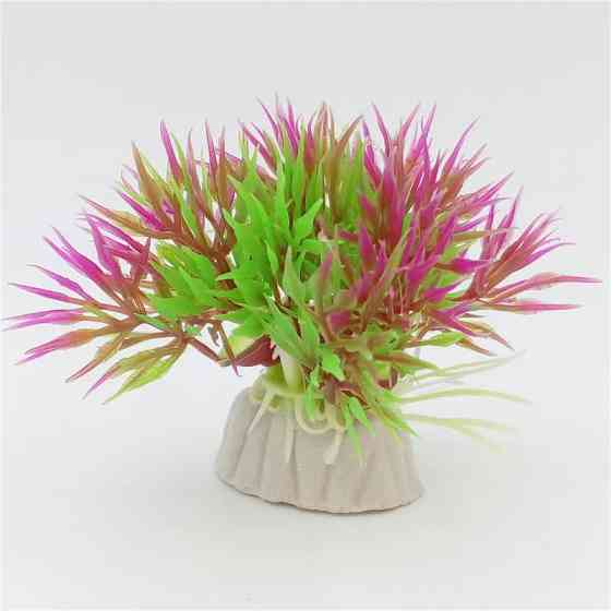 Искусственные растения для аквариума 5 см зеленый Киев