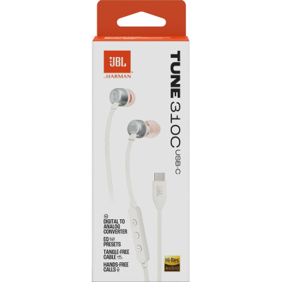 Навушники JBL Tune 310C USB-C White (JBLT310CWHT) Вінниця - фото 10
