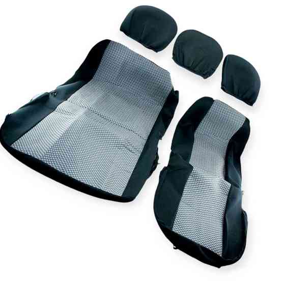 Чехлы универсальные. 2+1 передние universal b coper, bus серые ткань салона Мукачево