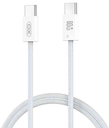 Кабель XO NBQ273 Imitation Series Type-C to Type-C - 60W - 1m White (7102283) Київ