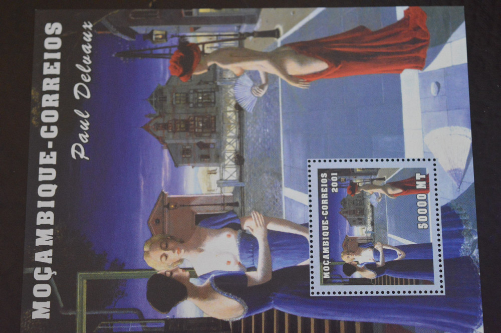 Мозамбик. Искуство. Личности. Блок. 2001 год (В-8) Полтава - изображение 1