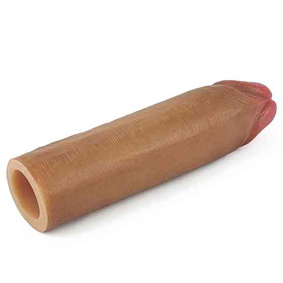 Насадка подовжуюча ADD 1 SILICONE EXTENDER Brown Sex Aura Київ