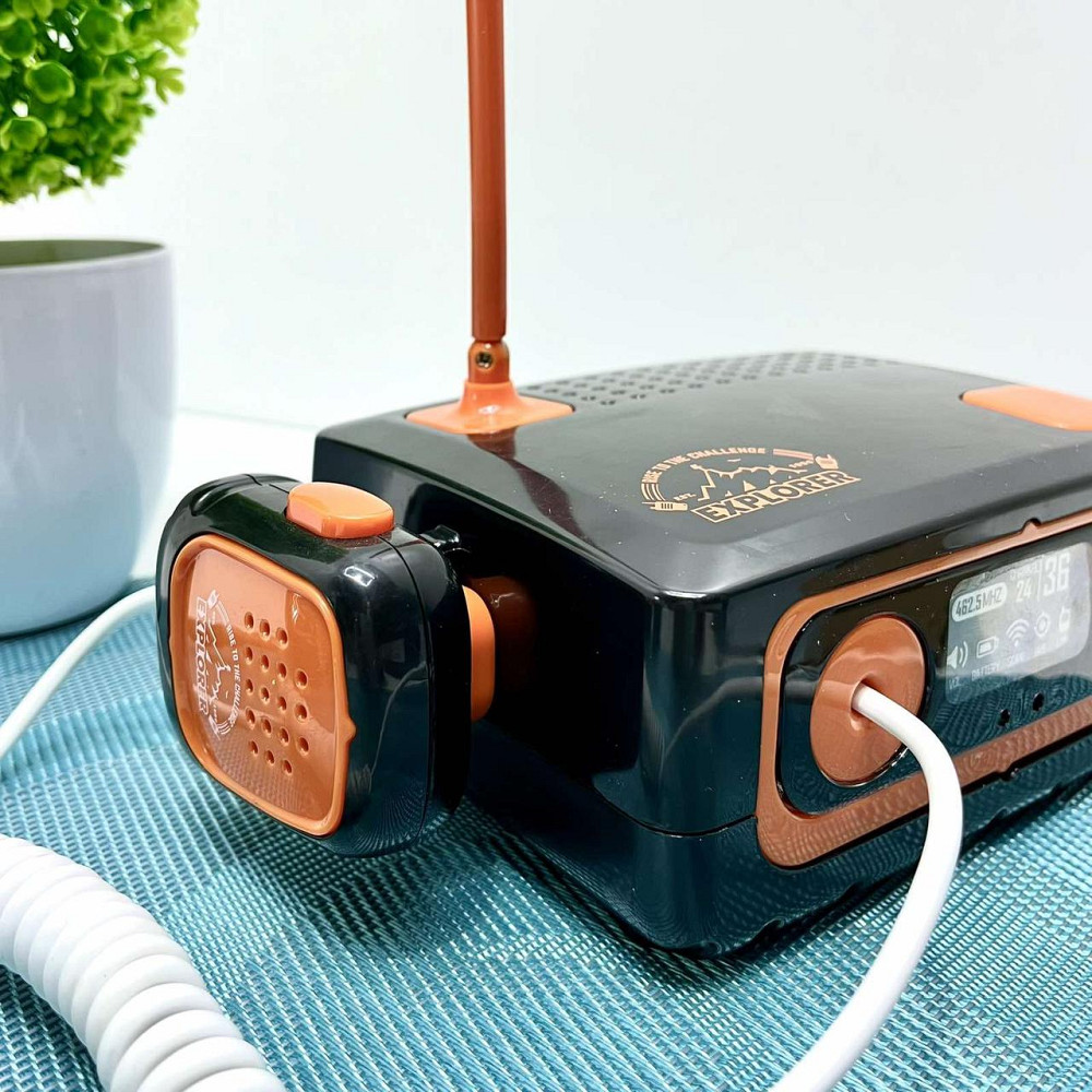 Набір Рацій дитячий 2 шт станція звук світло Чорно-жовтогаряча (ZR302A-2B) Чернігів - фото 7