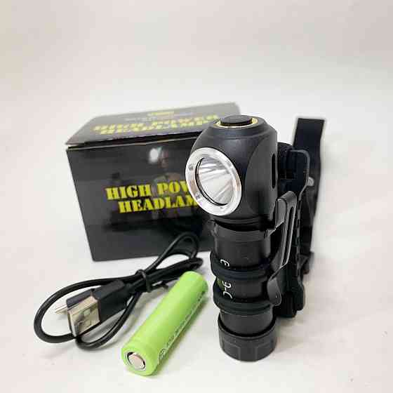 Ліхтар на лоб для риболовлі Police Police, Легкий ліхтарик на голову, Портативний налобний ліхтарик VN-36 Івано-Франківськ