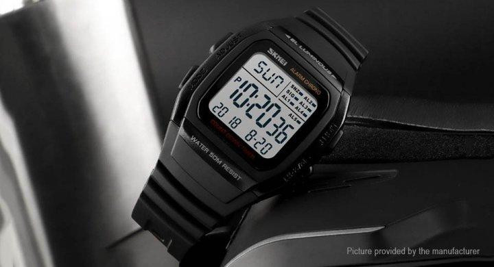 Мужские спортивные часы Skmei 1278 Черный Винница - изображение 5
