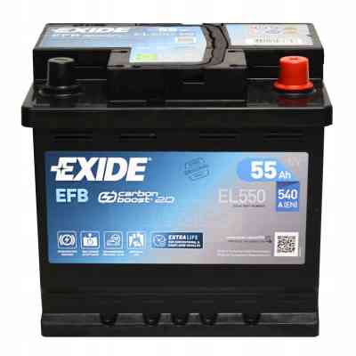 Акумулятор автомобільний EXIDE START-STOP EFB 55A (EL550) Вінниця
