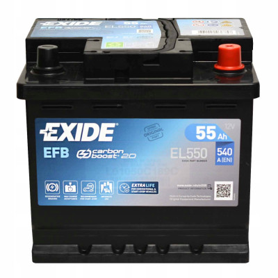 Аккумулятор автомобильный EXIDE START-STOP EFB 55A (EL550) Винница - изображение 2