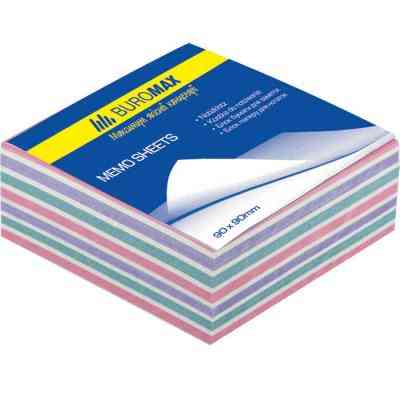 Бумага для заметок Buromax Zebra 90х90х40мм, glued (BM.2264) Винница