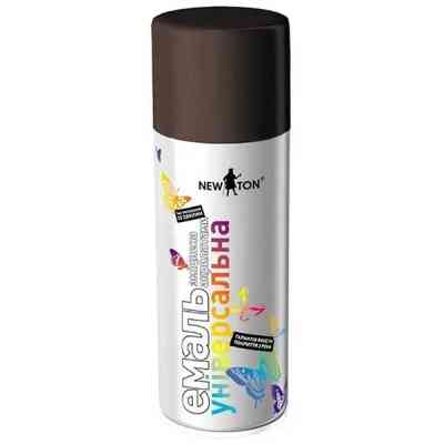 Аэрозольная краска для автомобиля New Ton універсальна 8027 коричн. шкіра МАТ.,в аер. упа (000023349) Винница