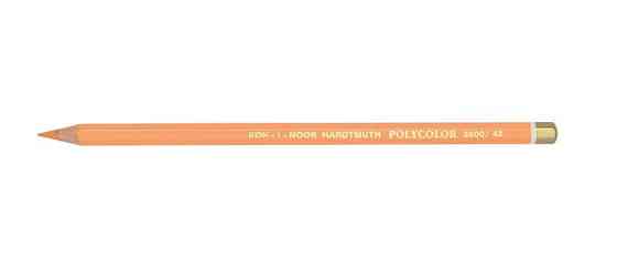 Олівець художній "Kooh-i-Noor" POLYCOLOR 3800/42 chromium orange/хромовий оранжевий, шт Київ