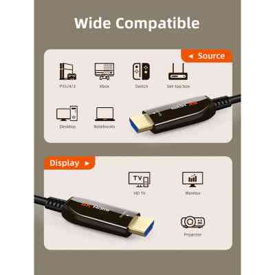 Кабель мультимедийный HDMI M to HDMI M 30.0m V2.1 AOC Cabletime (CA914050) Винница