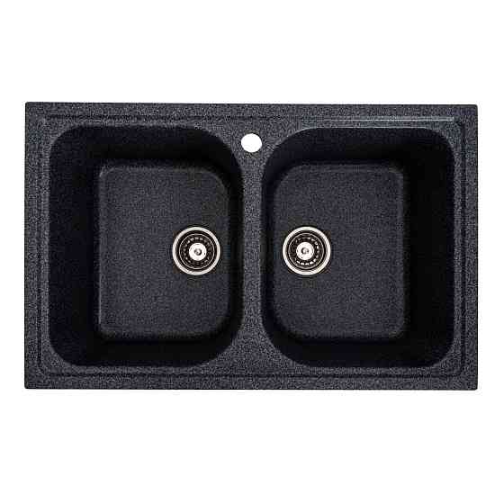 PLATINUM Гранітна мийка для кухні Platinum 7950 Equatoria матовий Графіт Київ