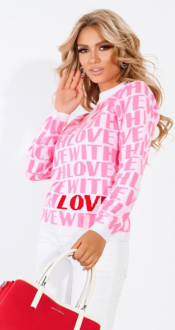 Свитер с буквами (42-46) Киев - изображение 1