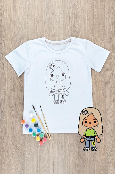 Футболка-розмальовка дитяча SPIDER-MAN Спайдермен Крохатушка Одяг Київ - фото 1