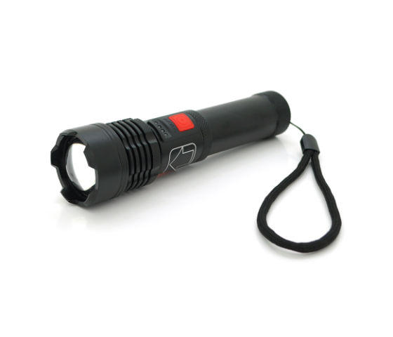 Ліхтарик Balog BL-X72-P90, 3 режими, алюміній, вбудований акум, USB-кабель, BOX Полтава