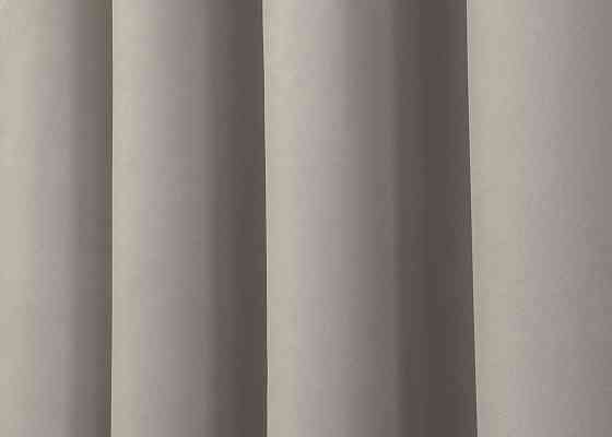 Шторна тканина блекаут, колекція "Midnight" колір сіро-бежевий 1672ш Київ