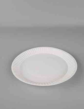 Тарілка з харчового картону д200мм біла 50 шт (50 шт.) Харків