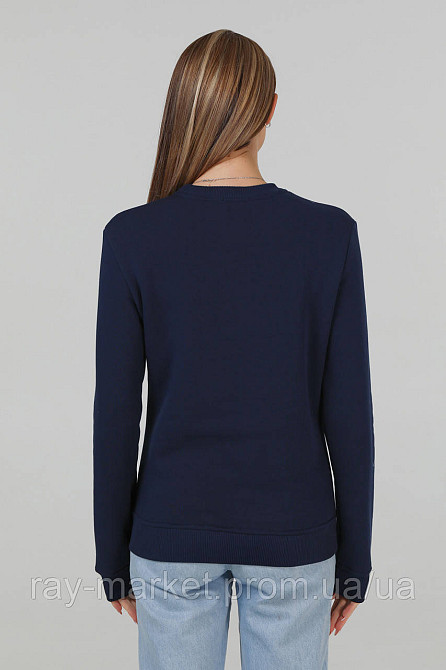 Свитшот базовый утепленный Ray Basic женский темно-синий (U0301W-Navy Blue) M Киев - изображение 4