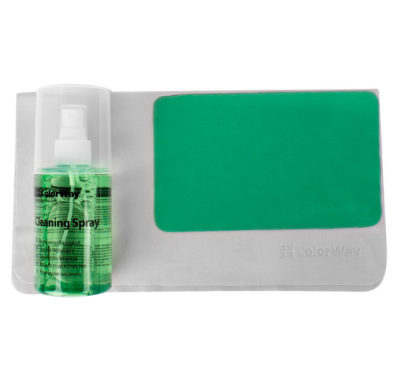 Набір чистячий для електроніки 200мл+2 мікрофібри ColorWay CW-5200 Житомир