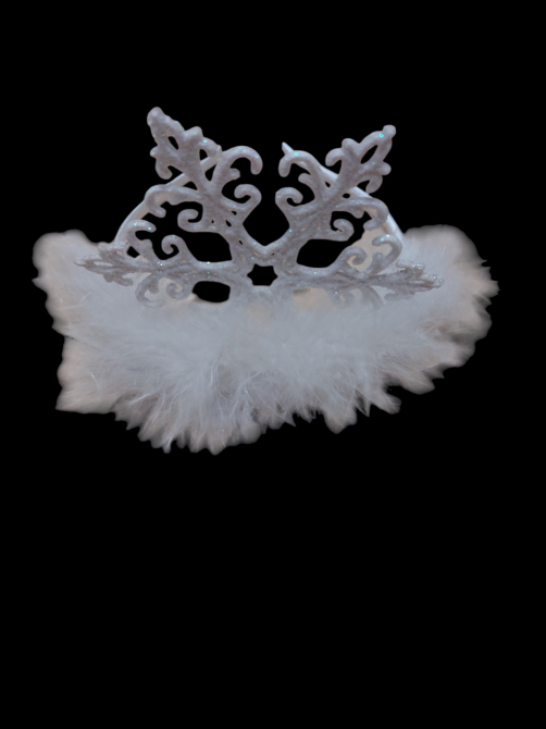Корона обідок новорічна на голову one size білий Київ - фото 1