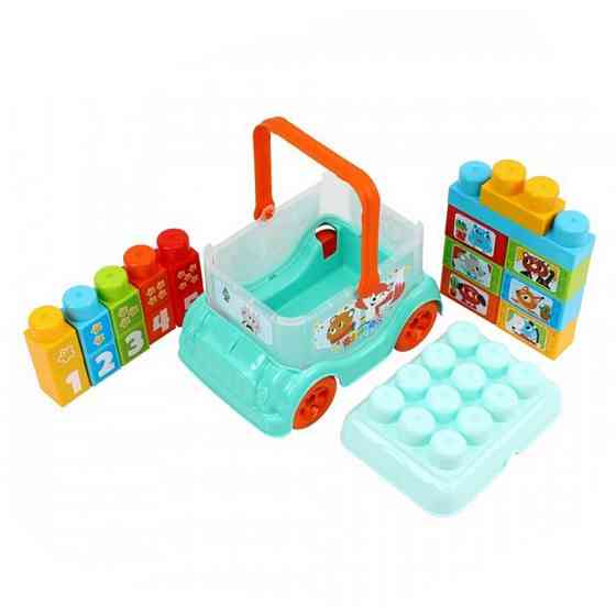 Дитяча іграшка "Автобус-конструктор" 0396TXK(Turquoise) бірюзовий Вінниця