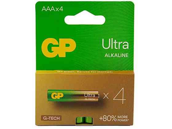Батарейка LR03 4шт ULTRA ALKALINE 24AU-U4 лужна AAA (блистер) ТМ GP Solmir Київ