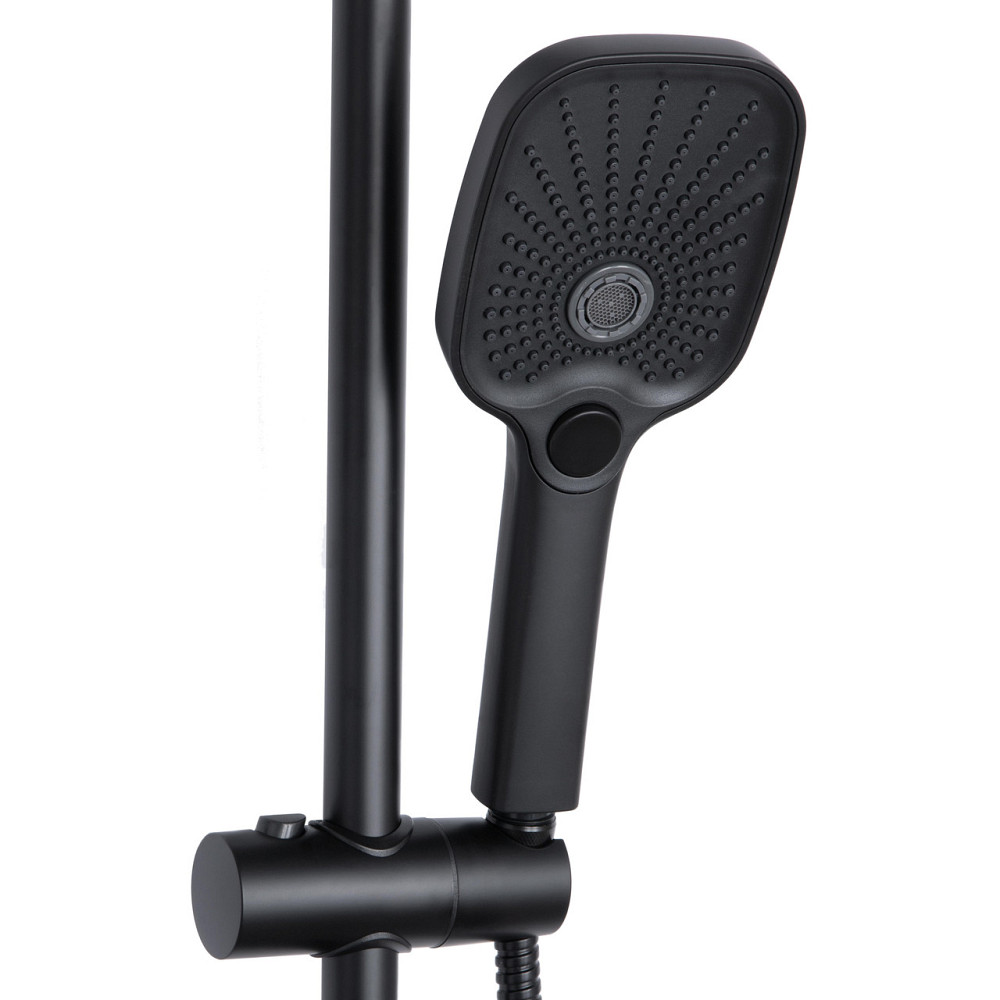 Душова система універсальна Qtap Gemini на три споживачі (з виливом) QTGEM111BLM45686 Black Matt Київ - фото 4