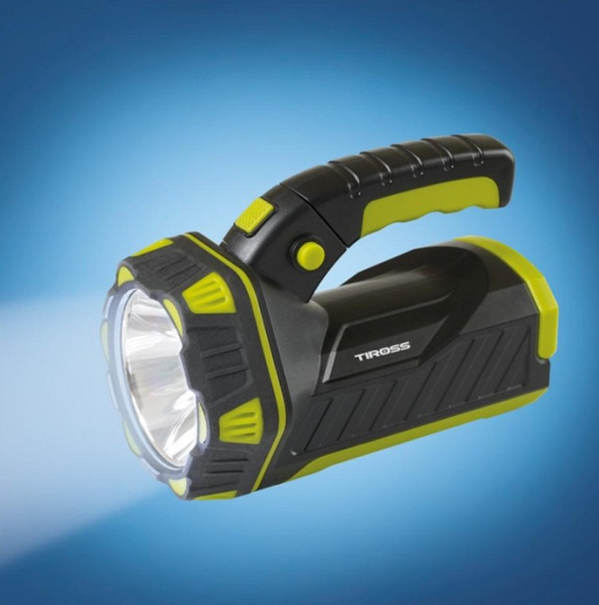 Ліхтар акумуляторний Tiross TS-1983, чорно-зелений Винница - изображение 5