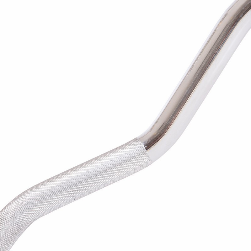 Штанга фіксована вигнута погумована Zelart 6231-50 довжина 95 см 50 кг Київ - фото 6