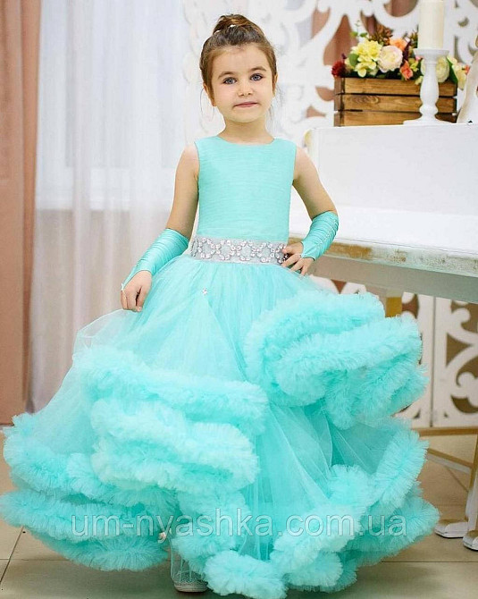 Пышное платье Облачко МЯТНОЕ на 4-5, 6-7, 8-9 лет Кривой Рог - изображение 7