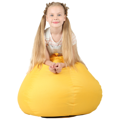 Кресло-мешок Груша Хатка средняя Желтая (подростковая) Киев - изображение 2