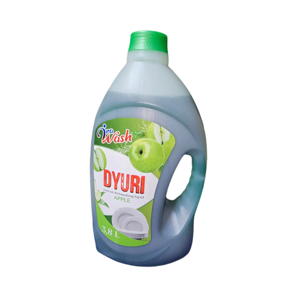 Засіб для миття посуду DURI Зелене яблуко 3,8 л Виноградов - изображение 1