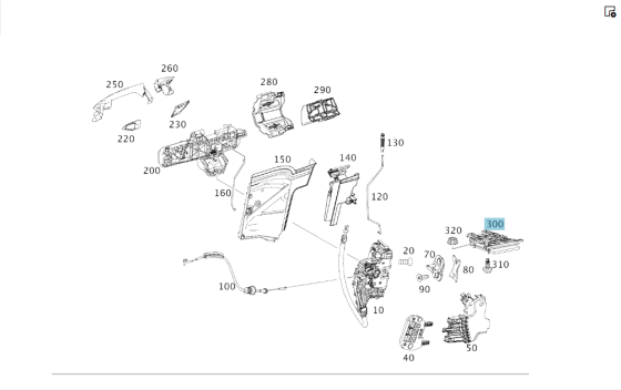 Mercedes-Benz  A2077200111 Утримуюча пластина опускного скла E-Class Coupe C207 E-class Cabriolet A207 CLS C218 CLS Shooting Brake X218 CLA Shooting B Одесса