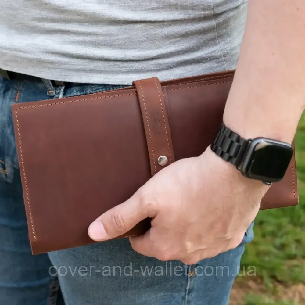 Місткий тревел-кейс (органайзер для документів) з натуральної шкіри Grande Pelle 284123 Київ - фото 4