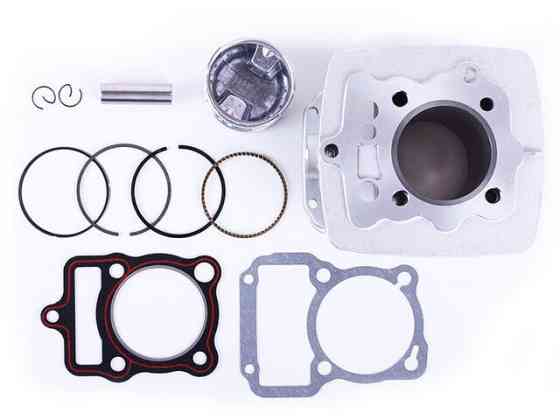 Циліндр у зборі, на двигун CG150, 62 мм, 11 Мукачево