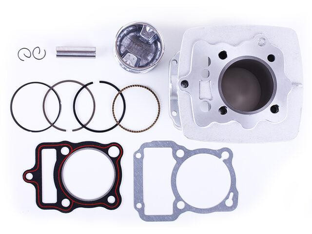 Циліндр у зборі, на двигун CG150, 62 мм, 11 Мукачево - фото 3