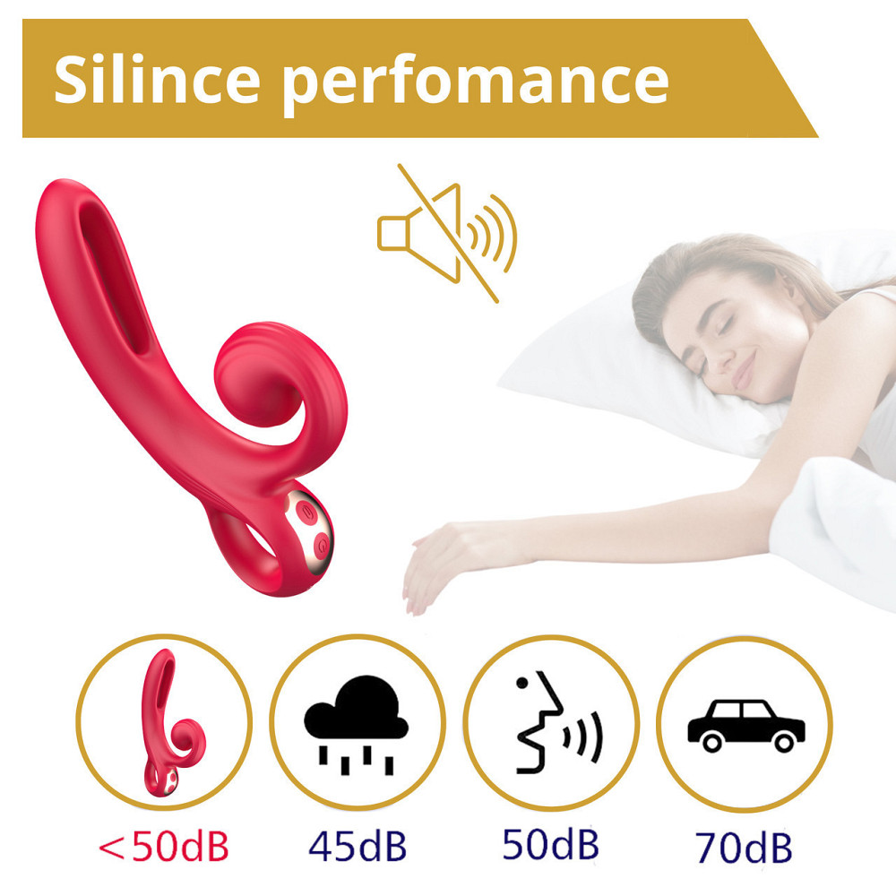 Вібратор - Erospace Sweet Play Tongue Flipping Vibrator A4 Sex Aura Київ - фото 7