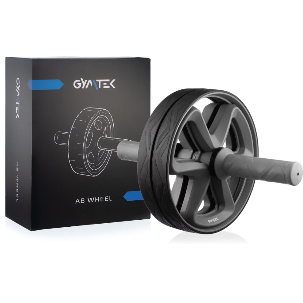 Ролик для пресу подвійний Gymtek чорний Київ - фото 1